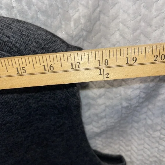 Beverly‎ Hills Polo Club Dark Gray Marled Zip Up Vest Men's Size L - Picture 5 of 7